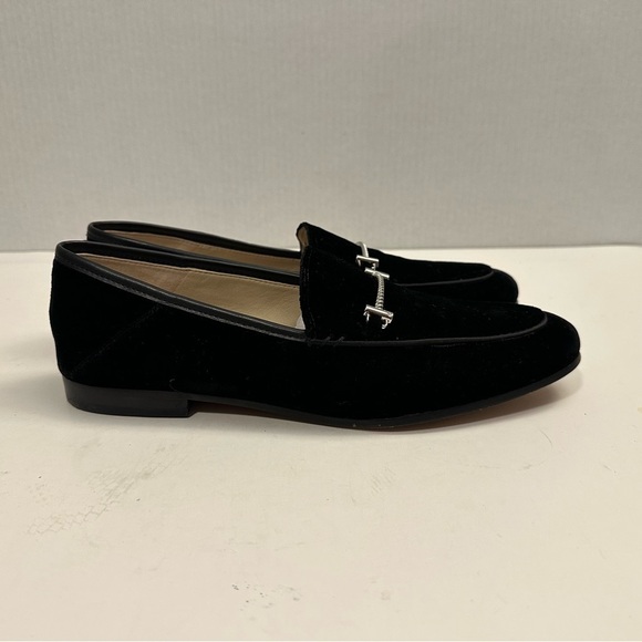 Sam Edelman Black Velvet Lior Loafers Size 8.5 US - Picture 2 of 13